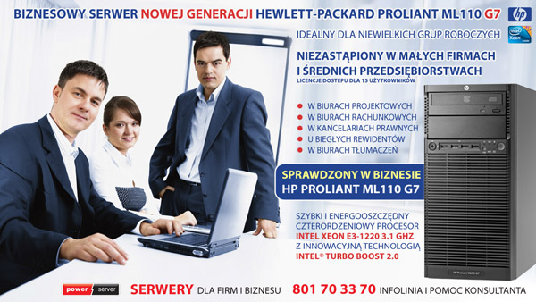 Serwer HP ProLiant ML100 G7