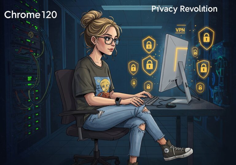 Aktualizacje przeglądarek na Windows – Chrome 120 i rewolucja w prywatności